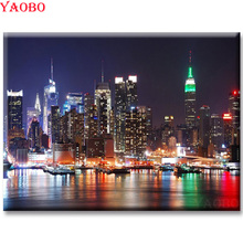 Pintura diamante 5d diy, novidade york, ponto cruz, mosaico de bordado, imagem 3d quadrado inteiramente redondo 2024 - compre barato