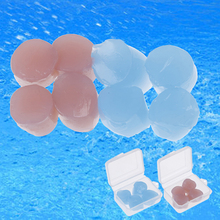 4pcs Silicone Soft Ear Plugs Earplugs Swimming Colorful Earplugs For Swimming Water Sports Swimming Accessories 2024 - buy cheap