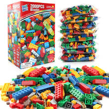 2000Pcs DIY Creative Building Blocks Bulk Sets Brinquedos City Creator Classic Friends Bricks Educational Toys for Children 2024 - buy cheap