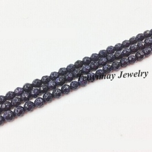 4mm Faceted Blue Sand Stone Beads Fit Bracelet, Necklace DIY Jewelry Loose Beads 5 Strands Wholesale 2024 - buy cheap