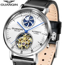 GUANQIN top brand luxury clock Mechanical watch men Automatic Skeleton Tourbillon waterproof Men watches relogio masculino 2024 - buy cheap
