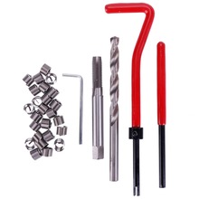 Plug de dreno de óleo vermelho, 30 peças, parafuso, kit de reparo de rosca m6, torneira de óleo, conjunto de ferramentas de reparo, ferramenta de reparo automotiva #272404, venda imperdível 2024 - compre barato