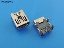 20PCS Mini USB Type B Female 5 Pin DIP PCB Socket Connector 4 pin Straight Leg 2024 - buy cheap