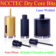 1.6'' LASER WELDED NCCTEC diamond DRY core drill bits CD40LW | 40mm DRY tiles drilling tools | 130mm long FREE shipping 2024 - buy cheap