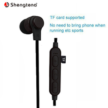 Shengtena auriculares inalámbricos Bluetooth auriculares deportivos con micrófono soporte tarjeta TF STN-K01 para teléfono Android 2024 - compra barato