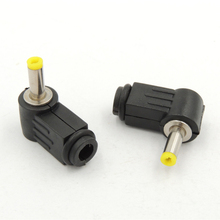 Adaptador de toma de corriente de ángulo recto para ordenador portátil, conector macho DC de 100mm x 4,0mm, para Netbook, 1,7 Uds. 2024 - compra barato