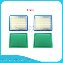 2 Sets Air Filter & Pre-Filter For Briggs & Stratton 399959 491588S 494245 5043 5043D 5043K JOHN DEERE AM116236 TORO 119-1909 2024 - buy cheap