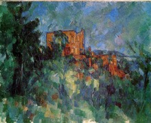 Reproducción de pintura al óleo sobre lienzo de lino, chateau-noir-2 por paul Cezanne, envío gratis, calidad del museo, 100% hecho a mano 2024 - compra barato