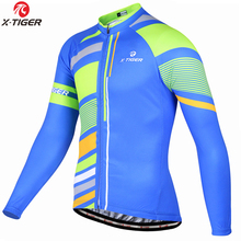 X-tiger inverno velo térmico ciclismo roupas manter quente maillot ropa ciclismo invierno roupas de bicicleta wear mtb bicicleta jerseys 2024 - compre barato