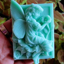 DIY Hot 3D Flower Fairy  shape handmade soap mold animal candle molds silicon mould Chocolate Candy Moulds Form of Cake 2024 - buy cheap