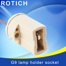 10 шт./лот цоколь лампы G9 250 В 2A керамическая розетка высокое качество тип G9 галогенный держатель лампы 2024 - купить недорого