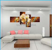 Pintados à mão abstrata decorativa pintura a óleo sobre tela de alta qualidade parede arte imagem para decoração casa flores jasmim branco 2024 - compre barato