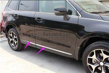 ABS Chrome Side Door Body Molding Moulding Trim For  Subaru  Forester 2013 2014 2015 2016 2017 2024 - buy cheap