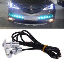 Car Styling 1 Pair 23mm DC 12V Eagle Eye LED Daytime Running Light Car Auto Lamp Ice Blue 2024 - buy cheap