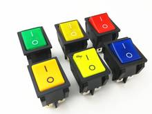High-quality LED Light Illuminated DPST ON-OFF 4Pin Snap in Rocker Switch 20A/250V 25A/125V AC 2024 - buy cheap