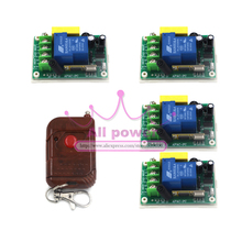 Alta Qualidade New Digital sem fio interruptor de controle remoto 220 v 30A 1 Canal Relé interruptor RF 315/433 MHZ 1 + 1 receptor transmissor