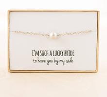 Personalized wedding rose gold silver Freshwater Pearl  bridesmaid necklace maid of honor Proposal best friend birthday gifts 2024 - buy cheap