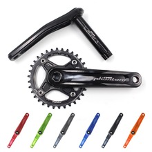 Manivela de liga de alumínio 7075, para mountain bike, 104bcd, manivela universal, 170/175mm 2024 - compre barato