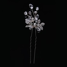 1PCS Alloy Crystal Hair Pins Female Head Decoration Ornament Wedding Hair Jewelry Accessories Bridal Handmade Hair Sticks 2024 - buy cheap