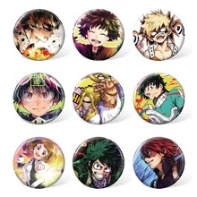 (9pcs/set ) Anime My Hero Academia Cartoon Badge Midoriya Izuku Colorful Brooch for Backpack Decoration or Bag Accessories 2024 - buy cheap