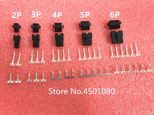 Kit de conector de terminais de crimpagem, de plugue macho e fêmea de 2, 3, 4, 5, 6 pinos, 400mm 2024 - compre barato