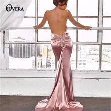 Ohvera Draped Long Maxi Dress Women Bodycon V Neck Backless Summer Dress Elegant Prom Sexy Party Dresses 2018 Vestidos 2024 - buy cheap