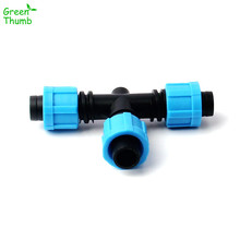 2pcs Outer Diameter 16 mm Drip Tape 3 Way Thread Lock Connector Hose Fittings Adapter For Garden Irrigation Watering Cleaning 2024 - buy cheap