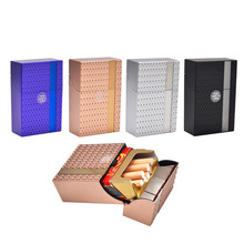 Hot Sale 1PC 5 colors Automatically opens cigarette case Plastic Cigarette Box Holder Pocket Tobacco Storage Hard Case 2024 - buy cheap