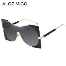 Солнцезащитные очки для мужчин и женщин ALOZ MICC, большие солнцезащитные очки в стиле ретро с защитой UV400, Q14 2024 - купить недорого