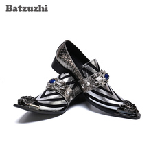 Batzuzhi Formal Oxford Shoes Men Italian Type Men Dress Shoes Pointed Toe Leather Party Wedding Men Shoes Chaussures Hommeses 2024 - buy cheap
