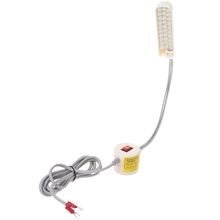 Máquina de coser con luz LED, lámpara de cuello de cisne con Base magnética, 110-250V, 30/12/10 2024 - compra barato