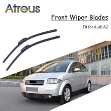 Atreus 2pcs High Quality Long Life Rubber Front Wiper Blades For Audi A2 2002 2003 2004 2005 Accessories Original Windscreen 2024 - buy cheap