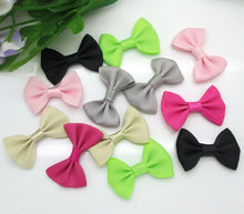 50pcs Mixed Baby Satin Ribbon Bowknot Hair Clips Applique DIY Craft Wedding Bow Tie Scrapbooking Decoration 3.5x2.2cm 2024 - buy cheap