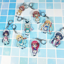 Blend S Coffee Maid Kanzaki Hideri Coffee Maid Sakuranomiya Maika Key Chians Keyrings chaveiro llaveros para mujer 2024 - buy cheap