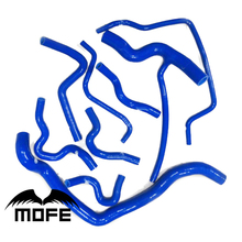 MOFE Customized / Original Logo 9PCS Silicone Radiator  Hose Kit For Saab 9-3 2.0T 2003-2009 Blue 2024 - buy cheap