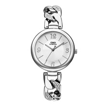 Новые модные женские часы G & D, серебристые Роскошные Брендовые женские часы-браслет с кристаллами, Relogio Feminino, Женские кварцевые наручные часы 2024 - купить недорого
