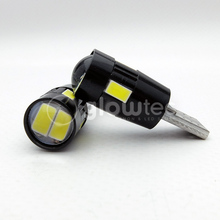 GLOWTEC super bright 2PCS T10 6SMD CANBUS high power  headlight bulb Car Light Lamp Auto Bulb all colors 2024 - buy cheap