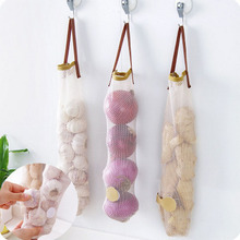 Creative Vegetable Onion Potato Storage Hanging Bag Hollow Breathable Mesh Bag Kitchen Garlic Ginger Mesh Storage Bag 2024 - buy cheap