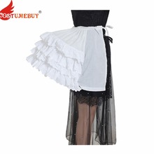 Costumebuy Rococo Dress Crinoline Underskirt Petticoat Flower Girl Women Medieval Victorian Dress Cosplay Accessories 2024 - buy cheap
