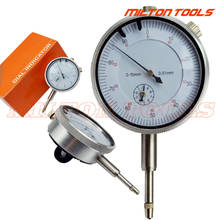 High quality 10mm dial indicator dial gauge 0-10mm Meter Precise 0.01mm Resolution Indicator Gauge mesure instrument Tool 2024 - купить недорого