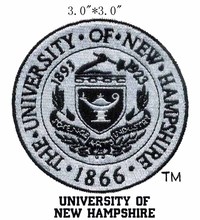 The University of New Hampshire Seal 3" wide shipping/memorial emblem /shirt patch/ironing in cloth 2024 - buy cheap