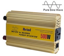 Best Selling Sufficient 500W Pure Sine Wave 12V DC to 220V AC Universal Socket Power Inverter 2024 - buy cheap