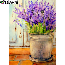 Diapai 100% quadrado completo/broca redonda 5d pintura diamante "flor paisagem" bordado ponto cruz decoração 3d a21576 2024 - compre barato