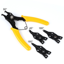 4 in 1 Multi-purpose Pliers Ring Snap Ring Internal and External with Soft Crimped Handle High Carbon Steel and Chlorine Steel 2024 - buy cheap