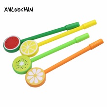 4 Pcs 0.7mm Creative Kawaii Cartoon Fruit Gel Pen Plastic Writing Pens Signing Pen Gift Stationery Office School Supplies 2024 - buy cheap