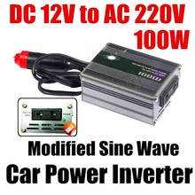 DC 12v to AC 220v USB charger modified sine wave car voltage transformer hot sale 100W car Power Inverter converter 2024 - buy cheap