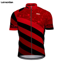 SPTGRVO LairschDan new red summer cycling jersey 2019 pro team mountain bike clothing wear for men maillot ciclismo uniform mtb 2024 - buy cheap