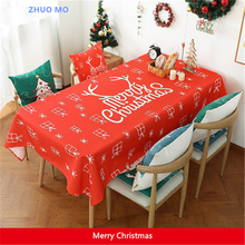 New Year Christmas Tablecloth Luxury waterproof Kitchen Dining Table Decorations for home Party Table Covers Christmas Ornaments 2024 - buy cheap