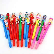Caneta de argila polímero artesanal, caneta esferográfica personalizada presente para crianças material de escritório e escola kawaii 2024 - compre barato
