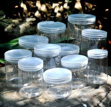 New  Plum Mason Jar Spices Storage Boxes Plastic Bottle Transparent Seal The Jar Packaging Box Storage Bins 50 pieces/pack 2024 - buy cheap